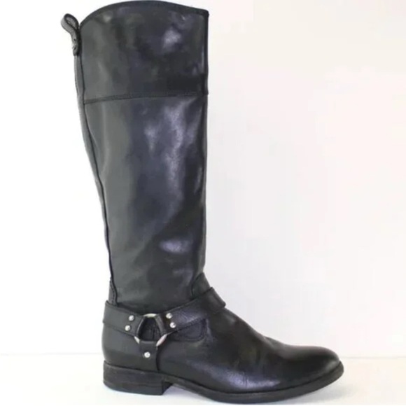 FRYE Melissa Knee High Leather Boots - Picture 2 of 11